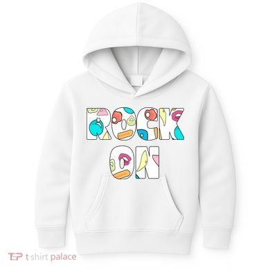 Rock On Rock Climbing Kids Hoodie