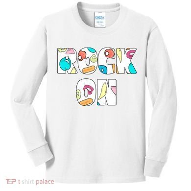 Rock On Rock Climbing Kids Long Sleeve Shirt