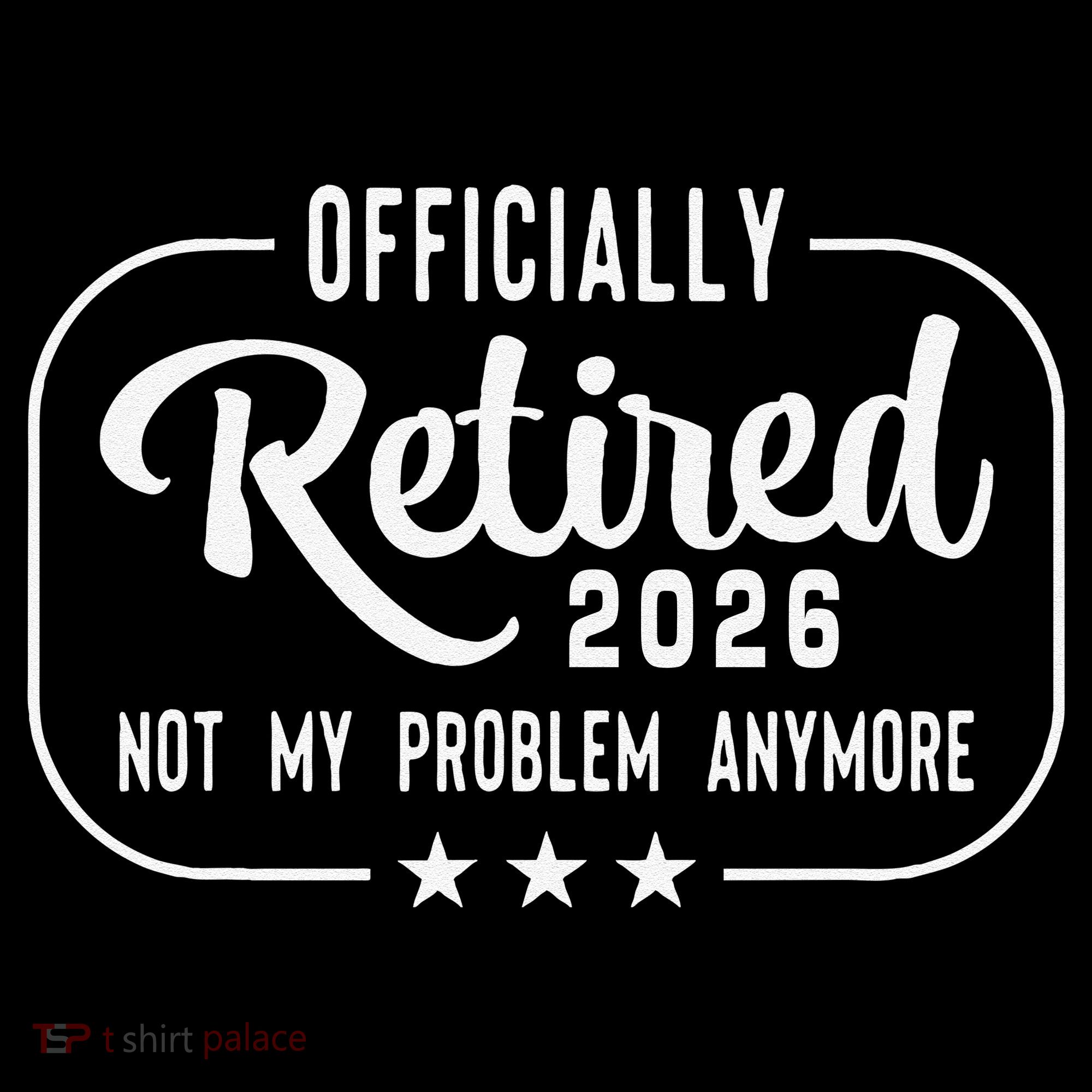 Retro Officially Retired 2026 Not My Problem Anymore Backpack