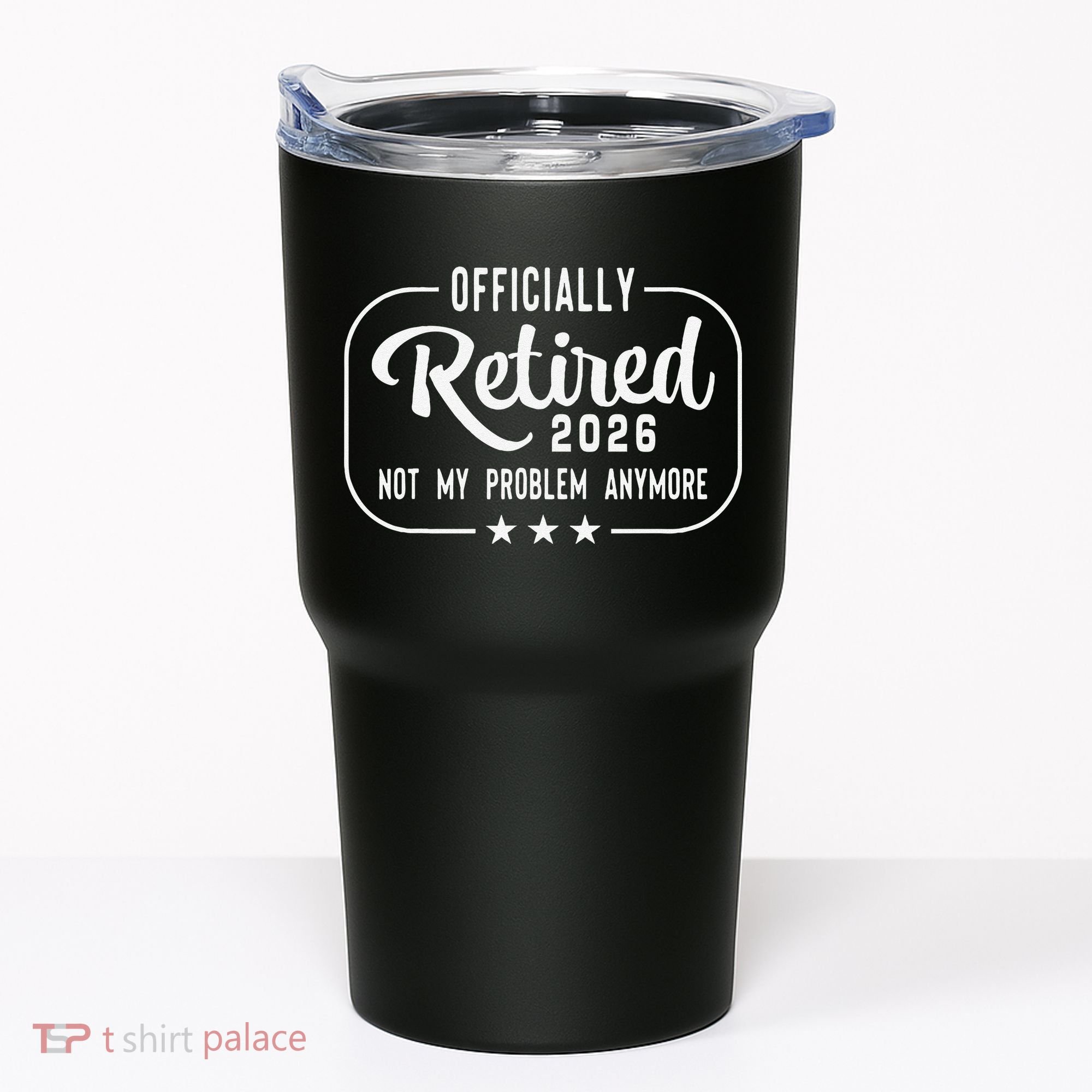 Retro Officially Retired 2026 Not My Problem Anymore Tumbler