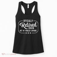 Retro Officially Retired 2026 Not My Problem Anymore Women's Tank Top thumb 0