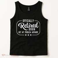Retro Officially Retired 2026 Not My Problem Anymore Tank Top thumb 2