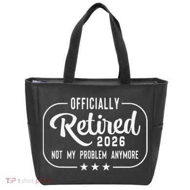 Retro Officially Retired 2026 Not My Problem Anymore Tote Bag