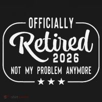 Retro Officially Retired 2026 Not My Problem Anymore Tote Bag thumb 4