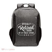 Retro Officially Retired 2026 Not My Problem Anymore Vector Backpack thumb 0