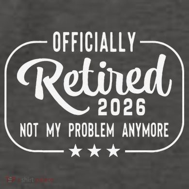 Retro Officially Retired 2026 Not My Problem Anymore Vector Backpack