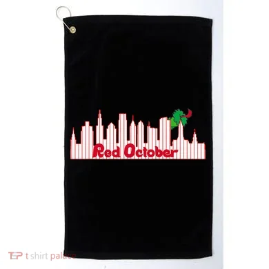 Red October Golf Towel