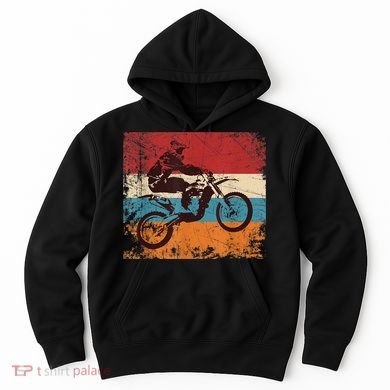 Retro Off Road Motorcycle Motocross Enduro Hoodie