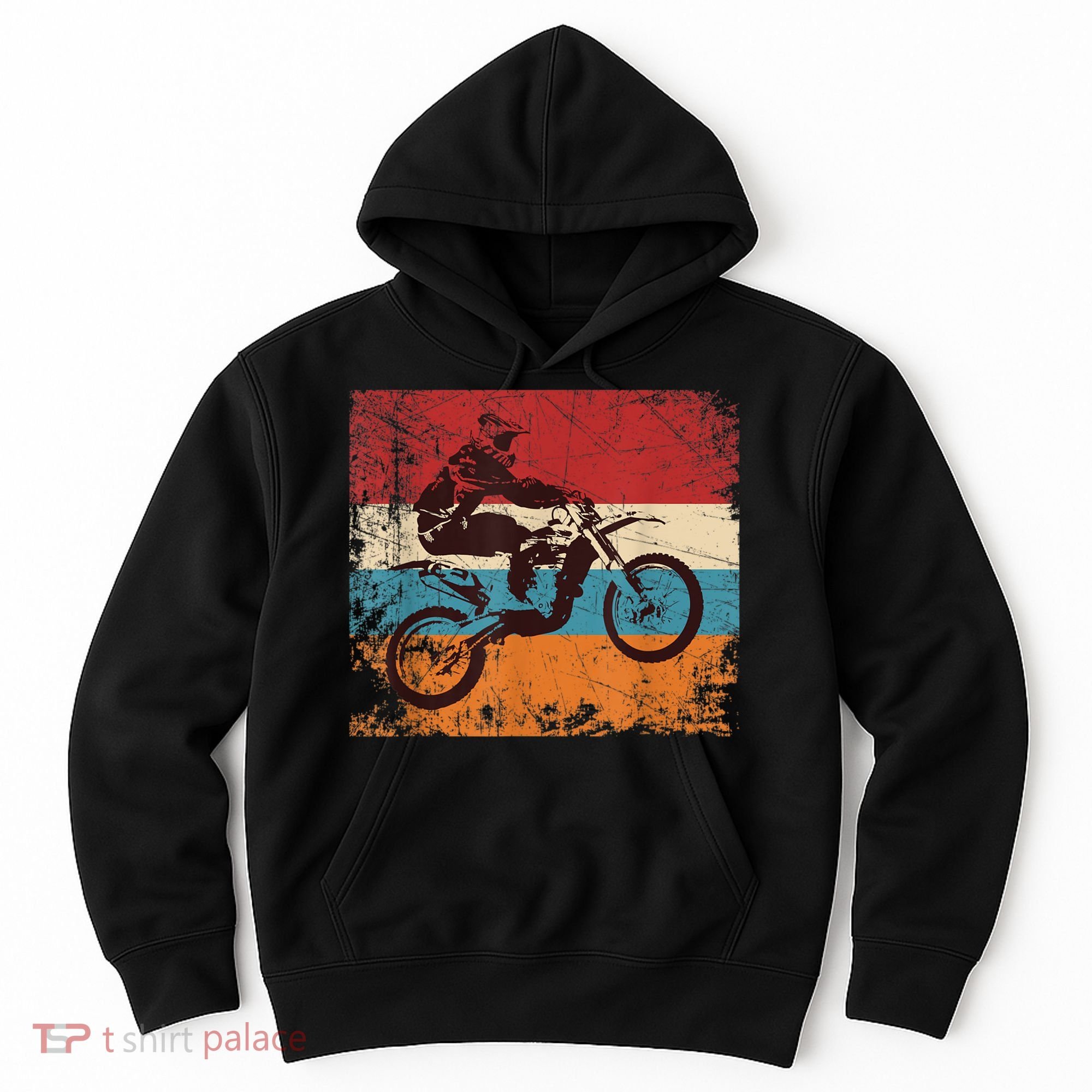 Retro Off Road Motorcycle Motocross Enduro Hoodie