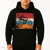 Retro Off Road Motorcycle Motocross Enduro Hoodie thumb 2