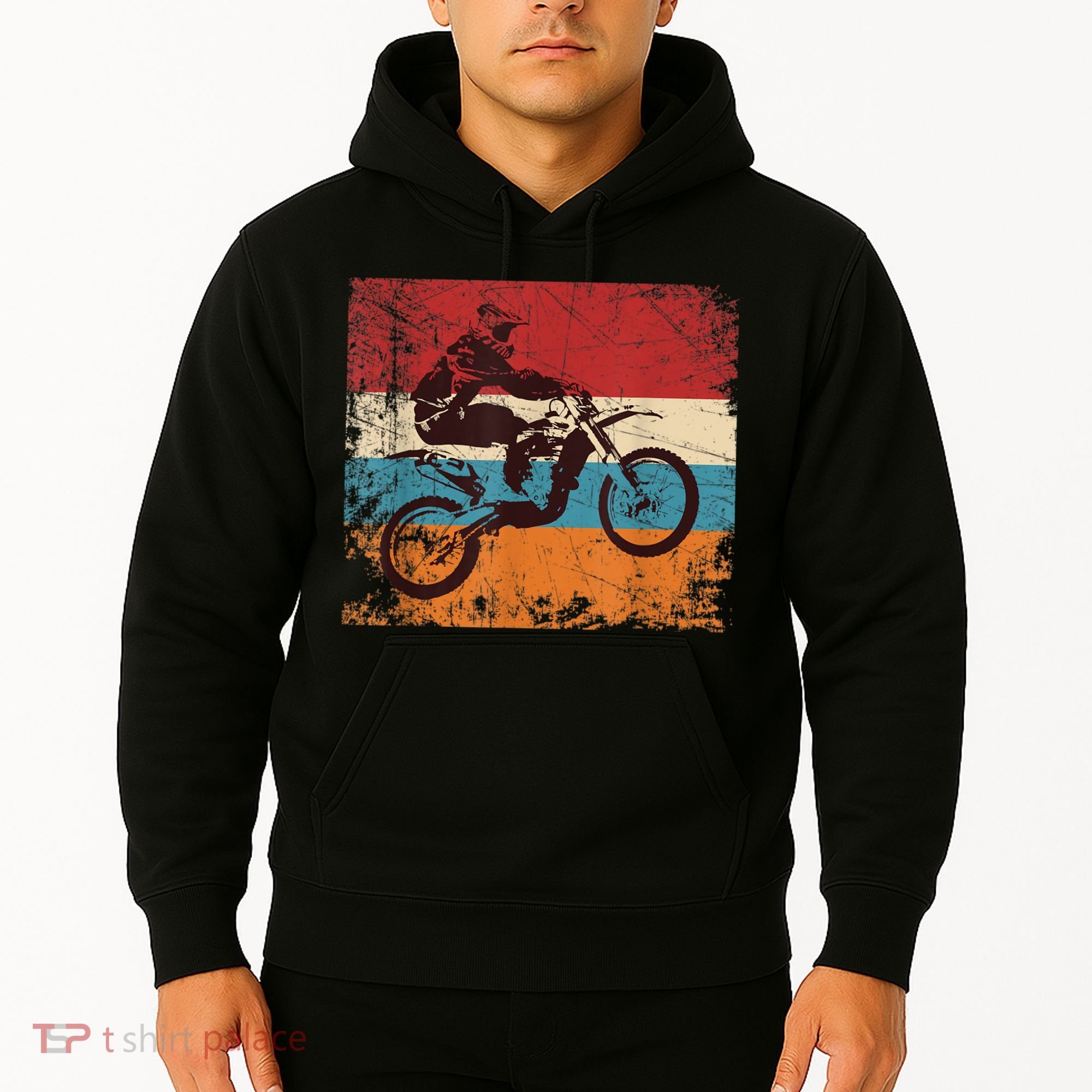 Retro Off Road Motorcycle Motocross Enduro Hoodie