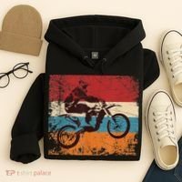 Retro Off Road Motorcycle Motocross Enduro Hoodie thumb 4