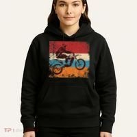 Retro Off Road Motorcycle Motocross Enduro Hoodie thumb 5