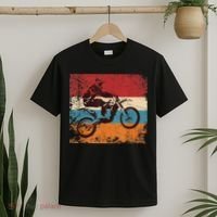 Retro Off Road Motorcycle Motocross Enduro T-Shirt thumb 2