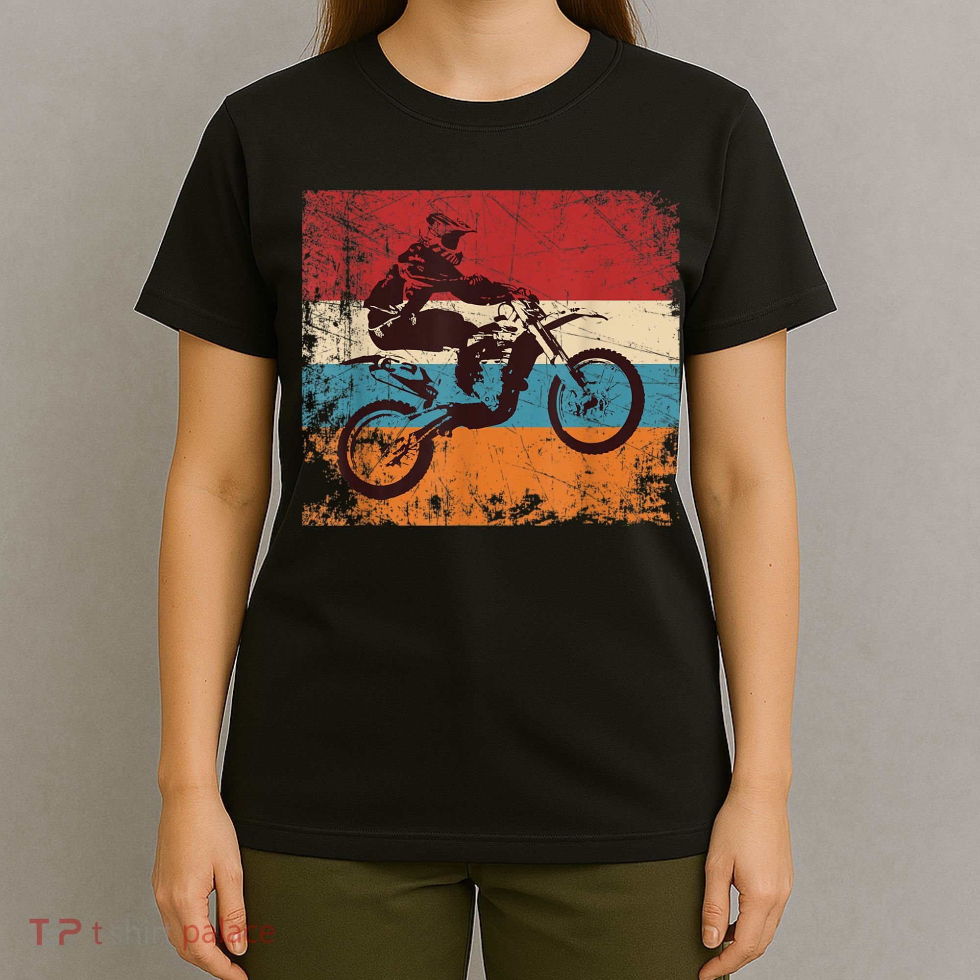Retro Off Road Motorcycle Motocross Enduro T-Shirt