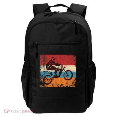 Retro Off Road Motorcycle Motocross Enduro Backpack