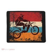 Retro Off Road Motorcycle Motocross Enduro Mousepad thumb 0