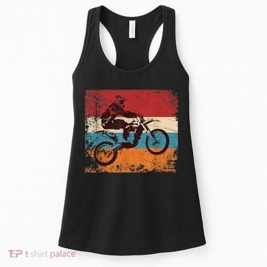 Retro Off Road Motorcycle Motocross Enduro Women's Tank Top