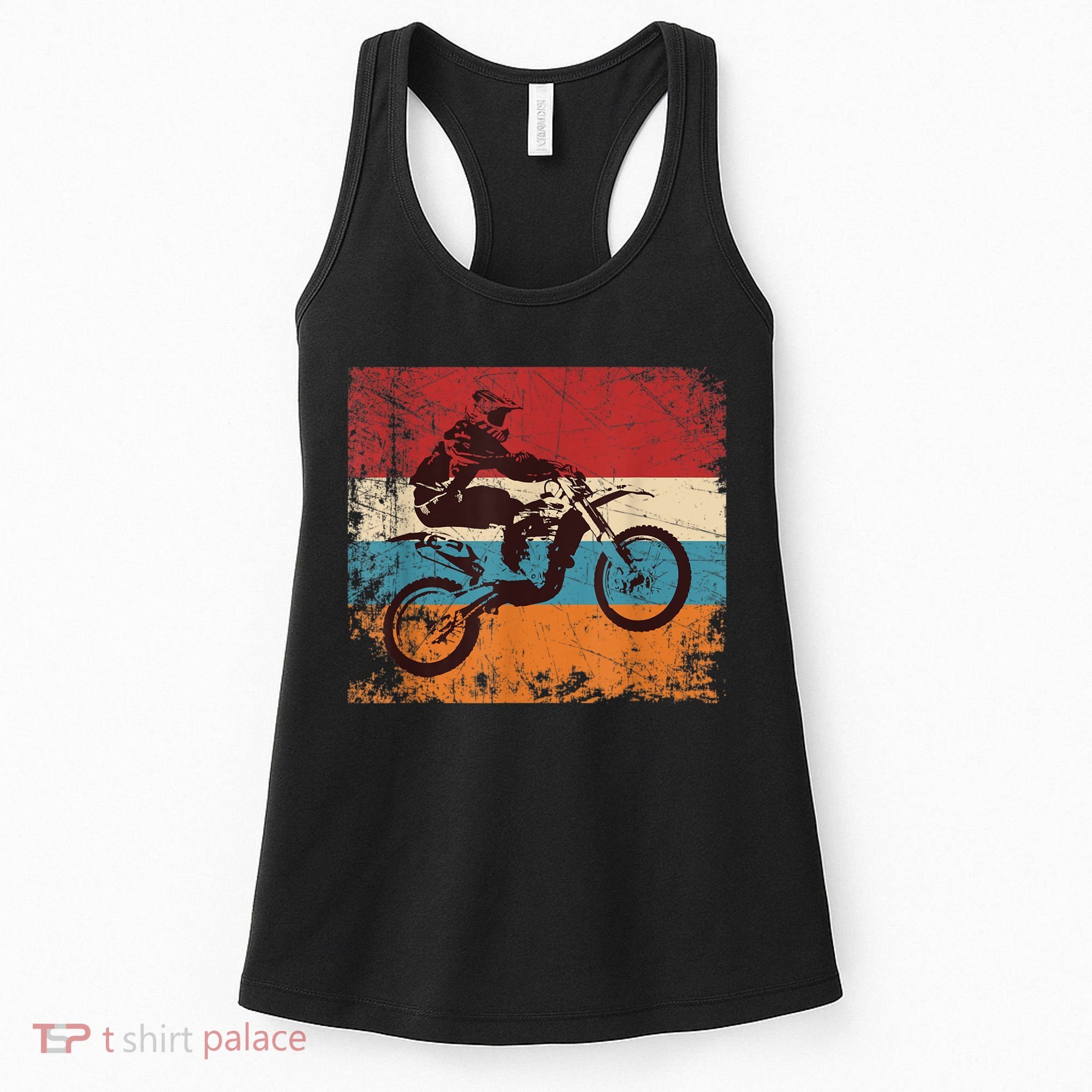 Retro Off Road Motorcycle Motocross Enduro Women's Tank Top