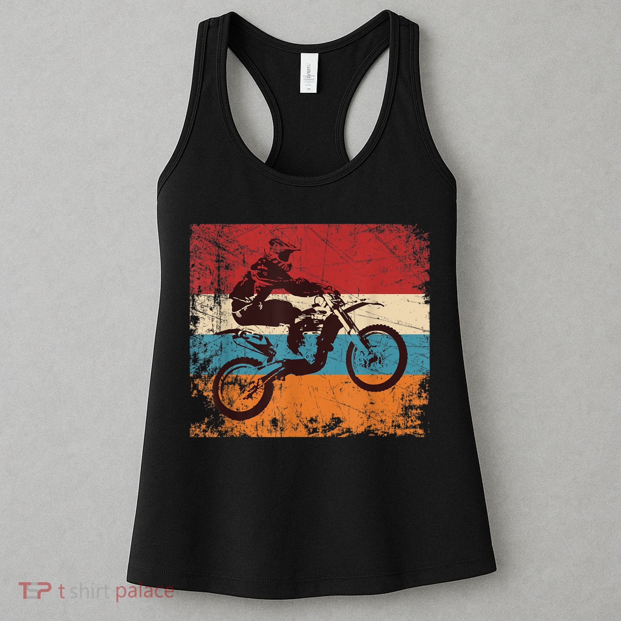 Retro Off Road Motorcycle Motocross Enduro Women's Tank Top