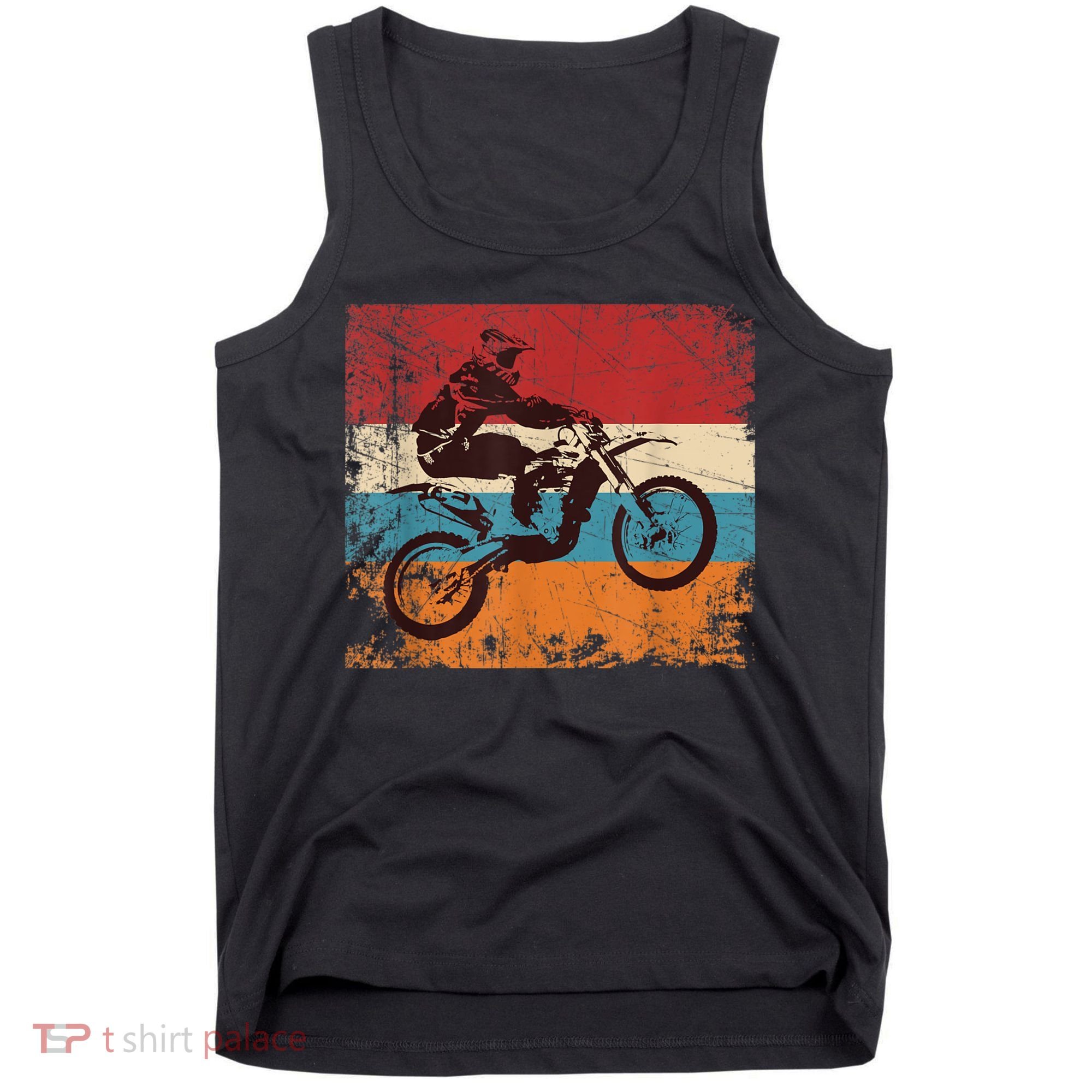 Retro Off Road Motorcycle Motocross Enduro Tank Top