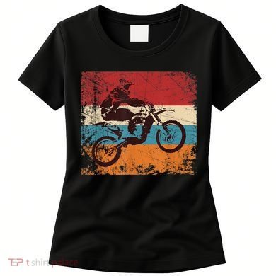 Retro Off Road Motorcycle Motocross Enduro Women's T-Shirt