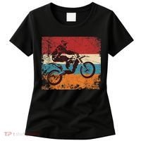 Retro Off Road Motorcycle Motocross Enduro Women's T-Shirt thumb 0
