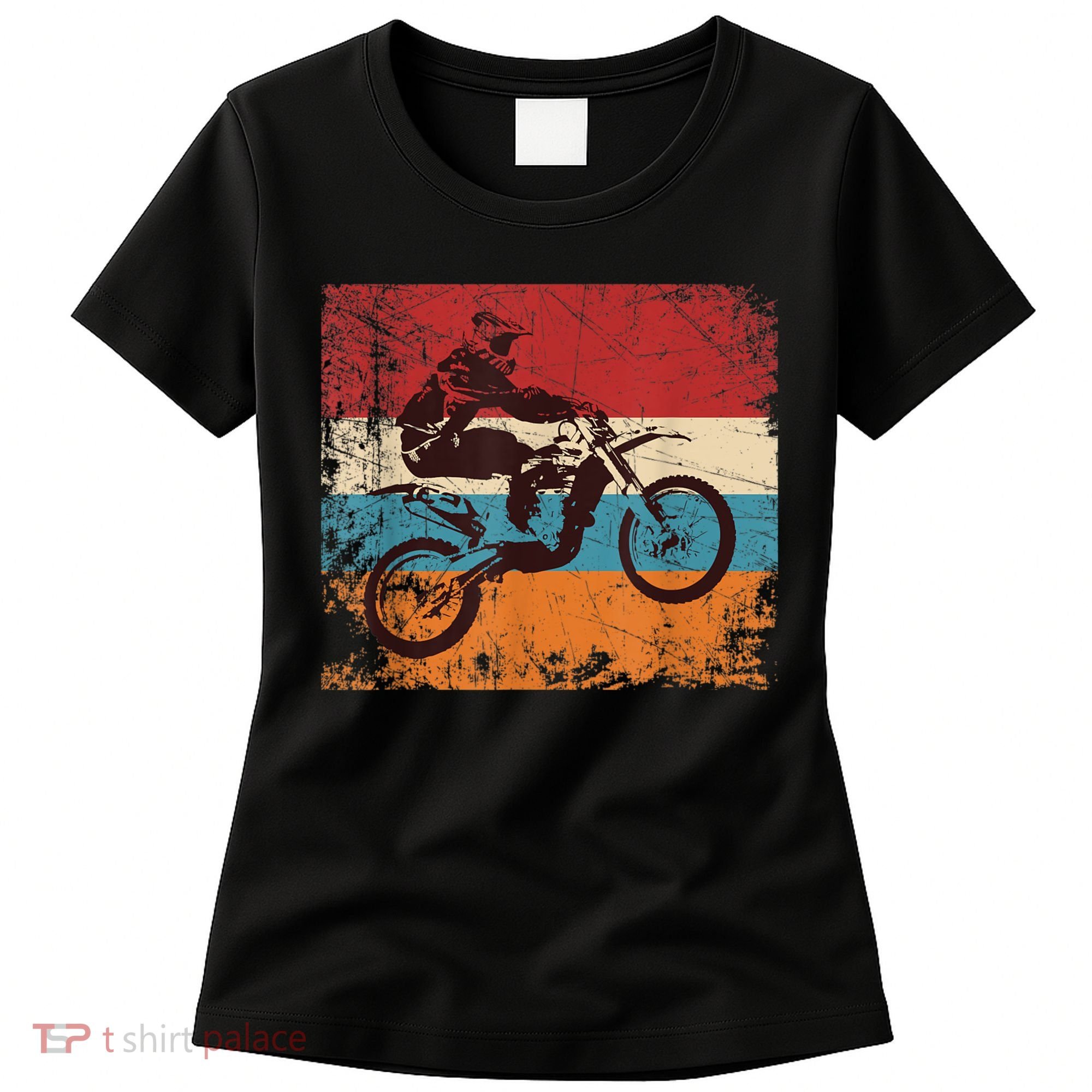 Retro Off Road Motorcycle Motocross Enduro Women's T-Shirt