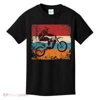 Retro Off Road Motorcycle Motocross Enduro Kids T-Shirt thumb 0