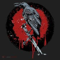 Raven On Sword Women's Sweatshirt thumb 2