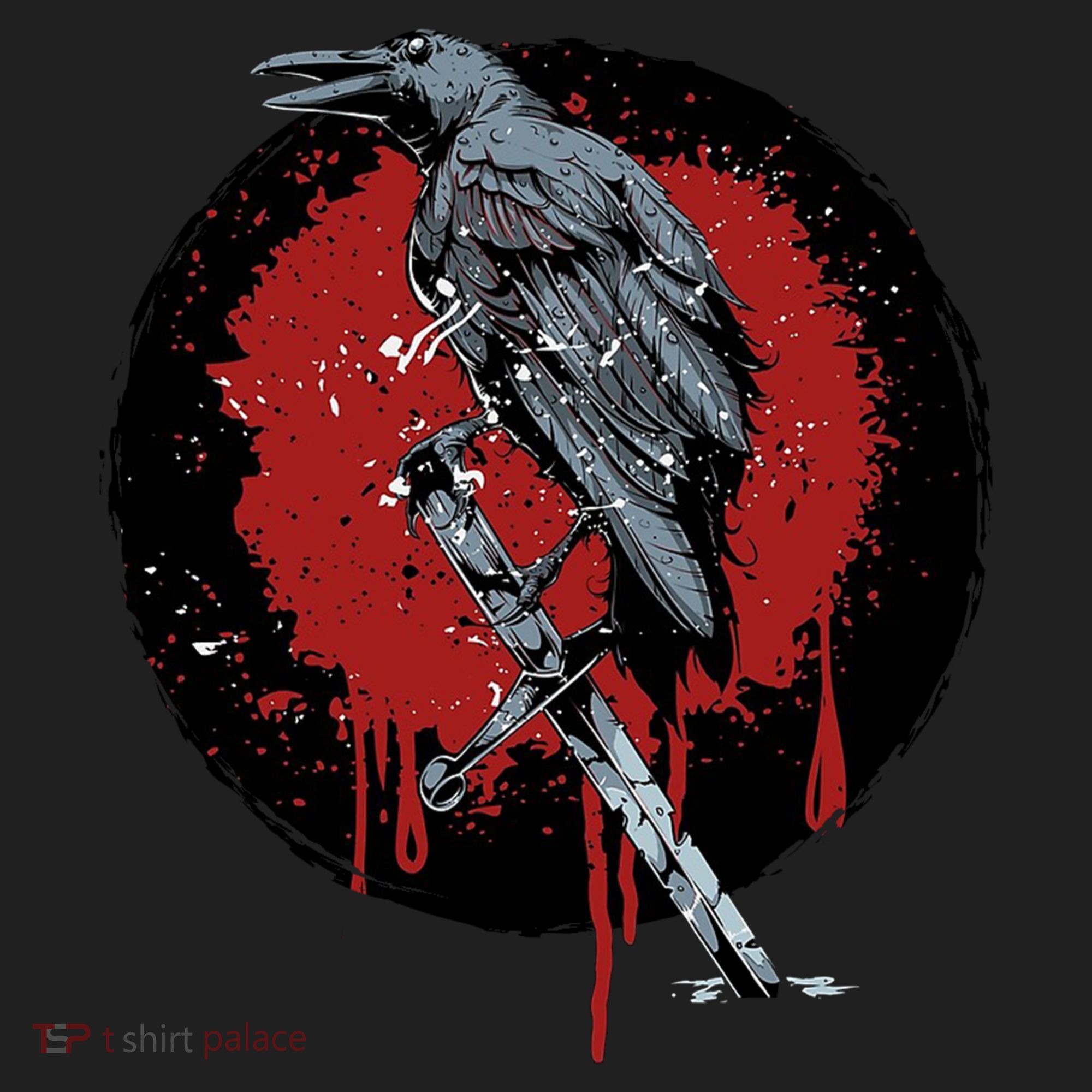Raven On Sword Women's Sweatshirt
