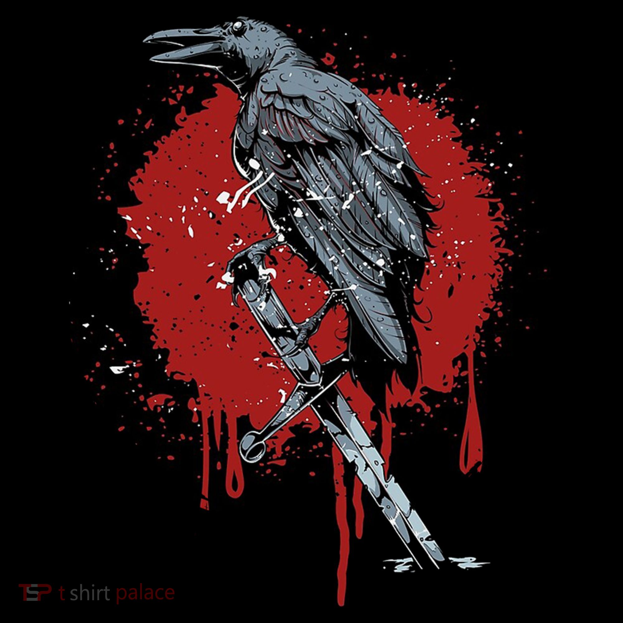 Raven On Sword Coaster