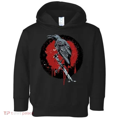 Raven On Sword Toddler Hoodie