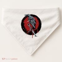 Raven On Sword USA-Made Doggie Bandana thumb 0