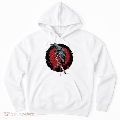 Raven On Sword Hoodie