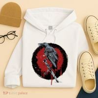Raven On Sword Hoodie thumb 4