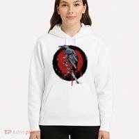 Raven On Sword Hoodie thumb 5