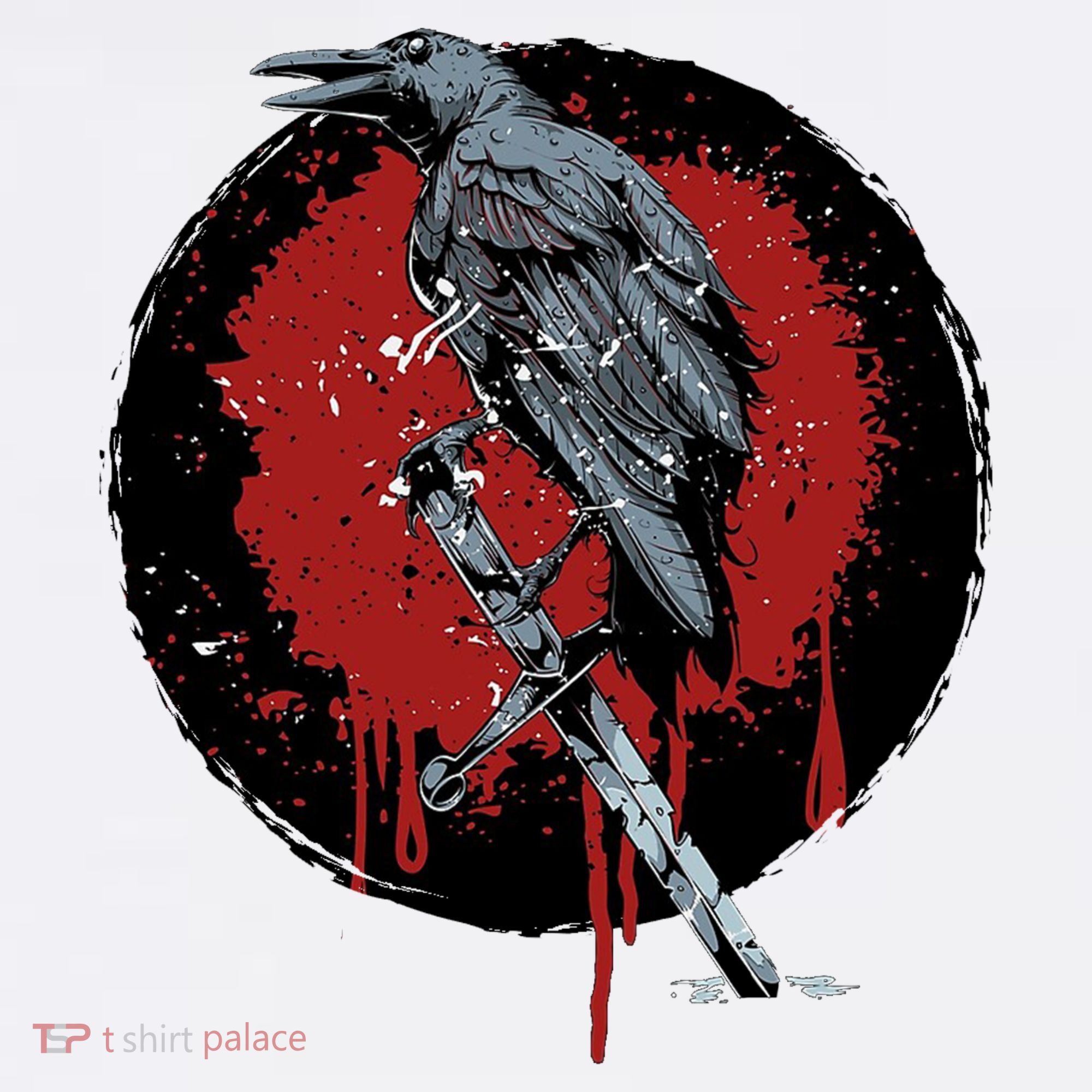 Raven On Sword Sweatshirt