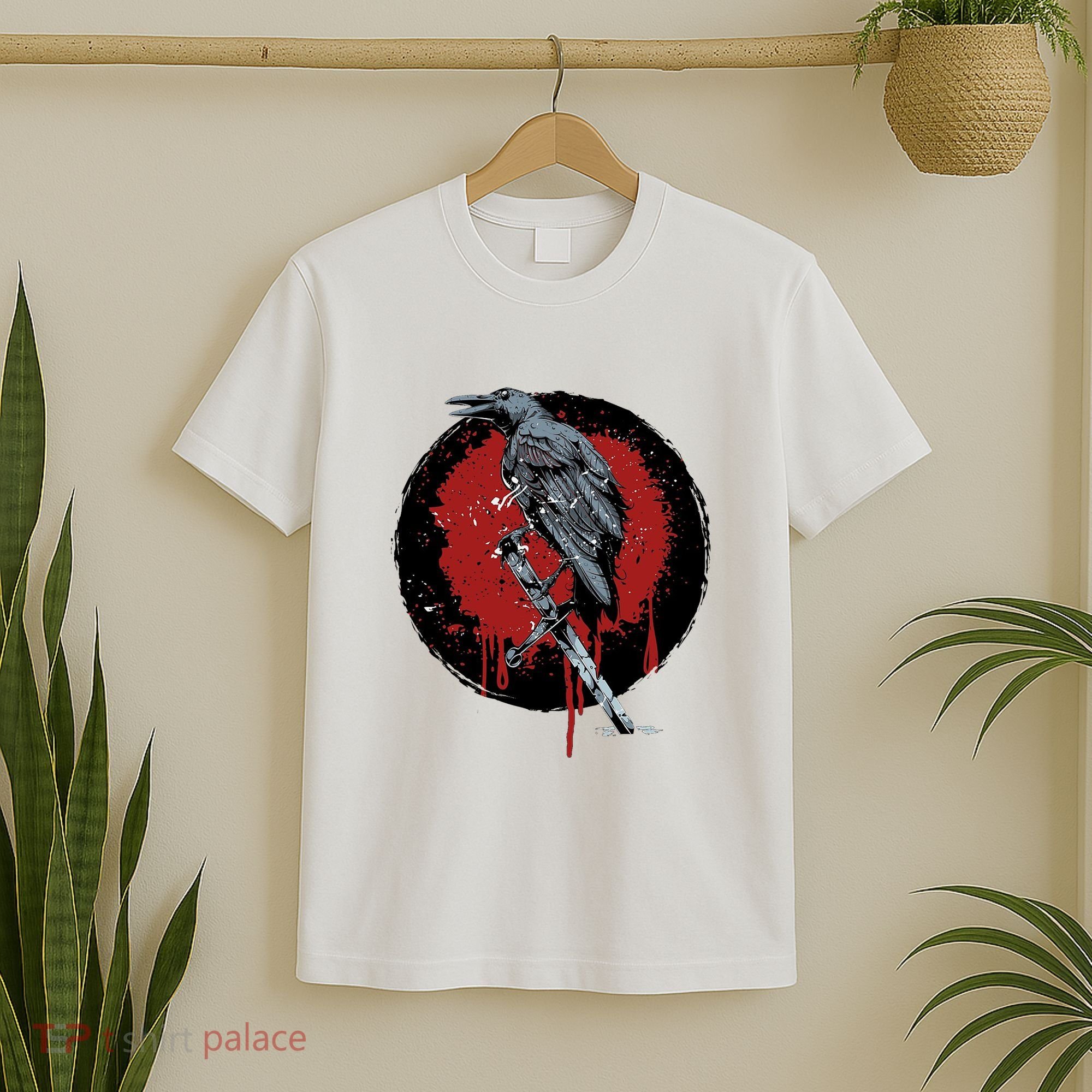 Raven On Sword T-Shirt