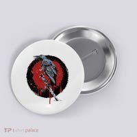 Raven On Sword Button thumb 0