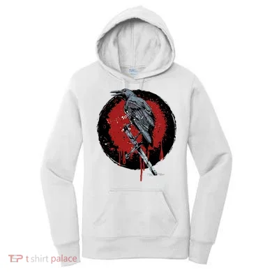Raven On Sword Women's Hoodie
