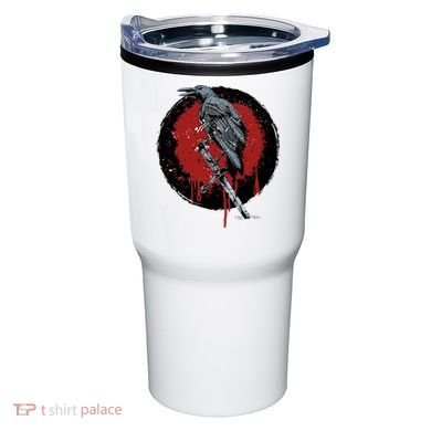Raven On Sword Tumbler