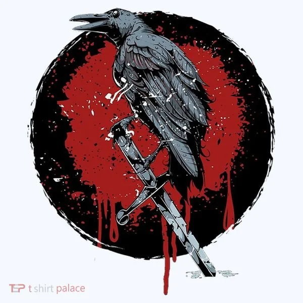 Raven On Sword Tumbler