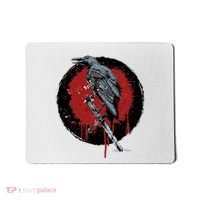 Raven On Sword Mousepad thumb 0