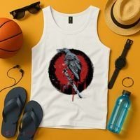 Raven On Sword Tank Top thumb 4