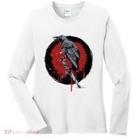 Raven On Sword Women's Long Sleeve Shirt thumb 0