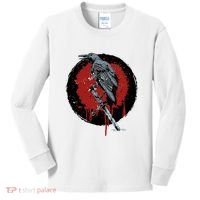 Raven On Sword Kids Long Sleeve Shirt thumb 0