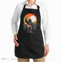 Rock On Sasquatch Rock And Roll Bigfoot Electric Guitar Apron thumb 2