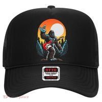 Rock On Sasquatch Rock And Roll Bigfoot Electric Guitar Hat thumb 0