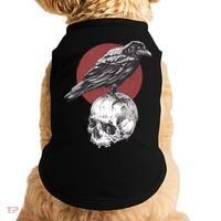 Raven On Skull Doggie Tank thumb 0